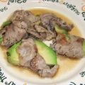 きらり流れ星's cooksnap of when they made こってり系＊豚アボカドの甘辛醤油炒め.