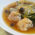 fu♪♪'s cooksnap of when they made 鶏むね肉のつくねと☆白菜の温かうま煮★.