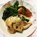 aYaNe_O's cooksnap of when they made 薄揚げとほうれん草とちくわの煮物.