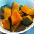 たにたーに's cooksnap of when they made かぼちゃの甘露煮.