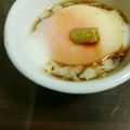ＡＷＡＳ's cooksnap of when they made ★簡単おつまみ！温玉わさび★.