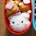 煌★美's cooksnap of when they made ツムツムプリンセスキャラ弁.