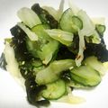 naaa♡3's cooksnap of when they made セロリと若芽の酢の物.