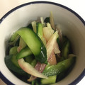 ori01607's cooksnap of when they made 茗荷+きゅうり+茄子の浅漬け.