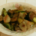 bazinga's cooksnap of when they made やみつき！きゅうりとなすの炒め野菜！.