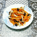 なおころピッコロ's cooksnap of when they made スピードおかず…にんじんとしめじの炒め物.