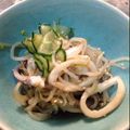 クックKMOJOC☆'s cooksnap of when they made イカともやしとキュウリのさっぱりサラダ♪.