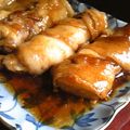 ゆみちぃ・∀・'s cooksnap of when they made お豆腐の肉巻き.