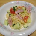 ひkaり's cooksnap of when they made 簡単ささっと☆ 冷製パスタ.