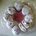 ｍａｔｃｈａｎ's cooksnap of when they made チーズ入りブルーベリー団子.