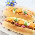 まみママちゃん＊'s cooksnap of when they made お花畑のマルちゃん焼そばサンド.