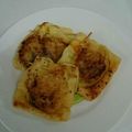 unauna72's cooksnap of when they made レタスとツナのチーズ巾着:-).