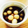 どんち〜's cooksnap of when they made 豆腐白玉のみたらし団子.