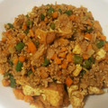 ゆずか*'s cooksnap of when they made 厚揚げのころころカレーいため.