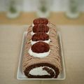 ☆meg☆milk☆'s cooksnap of when they made ⁂チョコレートのモンブランロール⁂.