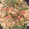 Barbie-m's cooksnap of when they made お麩でモッチモチ♥簡単ニラチヂミ.