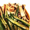 ❣しゃばけ❣'s cooksnap of when they made 簡単煮付け★烏賊とオクラの美味しい関係♬.