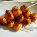 ＯＢＵ's cooksnap of when they made 醤油の香ばしい焼き団子.