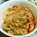 hozunyam's cooksnap of when they made 納豆めかぶキムチ.