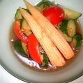 ここみぐめ's cooksnap of when they made トマトときゅうりの和風ドレッシングサラダ.