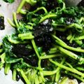 ぺこ結's cooksnap of when they made 根三つ葉の海苔わさび和え.