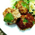 賢くんママ's cooksnap of when they made 【手抜き】ピーマンの肉詰めない！.
