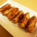 piroyonn's cooksnap of when they made れんこんのにんにく風味の豚肉巻き.