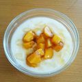 シナモシナモ's cooksnap of when they made ＊ヘルシー＊桃のヨーグルト＊.