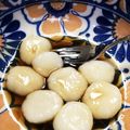 クックX39YTL☆'s cooksnap of when they made ぷるぷるもちもち豆腐でお月見団子.
