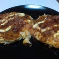 ぱんぷきん313's cooksnap of when they made 豆腐★豆腐とキャベツのお好み焼き.
