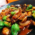 だむろく's cooksnap of when they made 茄子とピーマンのツナ味噌炒め煮.