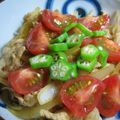 ＪＵＮＷ's cooksnap of when they made トマトもまぜてね！　しょうが焼き丼♪.