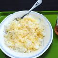 クックE81L20☆'s cooksnap of when they made 簡単！チーズリゾット風？カルボナーラご飯.