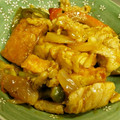 由芽15's cooksnap of when they made 豚肉と厚揚げのチリソース炒め☆彡.