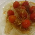 ☆baobab☆'s cooksnap of when they made トマトと玉ねぎのマリネサラダ.