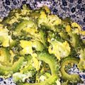 ひとりご飯作り's cooksnap of when they made 苦くないゴーヤと玉子のシンプルうま炒め.