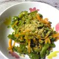 ミルン's cooksnap of when they made ゴーヤとピーマンのきんぴら.