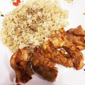 しょうちぐちゃん's cooksnap of when they made 炊飯器で炊く！あっさりガーリックライス.