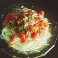m☺k's cooksnap of when they made ツナとトマトのそうめん（カッペリーニ風）.