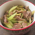 わちぴぽ's cooksnap of when they made 簡単！豚肉とセロリの生姜焼き.