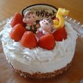 あさえもん's cooksnap of when they made ☆デコレーションケーキ☆.