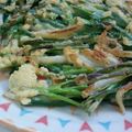クックKN86N9☆'s cooksnap of when they made にらともやしのチヂミ.