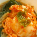 kazukyua's cooksnap of when they made 簡単美味しい！つるむらさきのキムチ和え。.