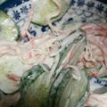 ポポポポポフィ〜♡'s cooksnap of when they made きゅうりとカニカマのマヨ和え.
