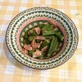 オレンジリング's cooksnap of when they made 甘辛☆おくらベーコン炒め.