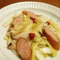 ごまきち's cooksnap of when they made ウインナーと白菜のオリーブ油炒め.