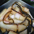 ミエゾウ's cooksnap of when they made すいかの皮de中華風和え♪.