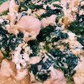 とらここママ's cooksnap of when they made ほうれん草とささみの卵とじ.