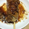 リラックマLOVE2's cooksnap of when they made 肉巻きおにぎり～ 食べやすいスティック型.