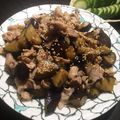 いちじくのコンポート's cooksnap of when they made ナスうまっっ♡な甘辛＊豚コマば～じょん.